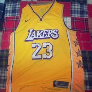 Lebron James Lakers City Jersey XL